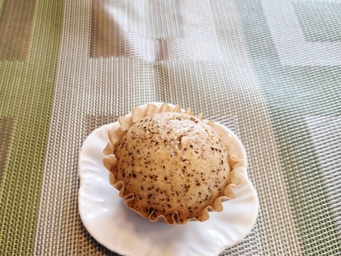 茶葉入り!ホットケーキミックスで!紅茶蒸しパン